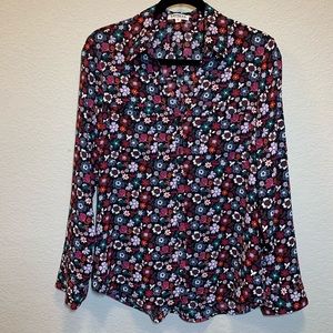 Express portofino floral print women’s shirt